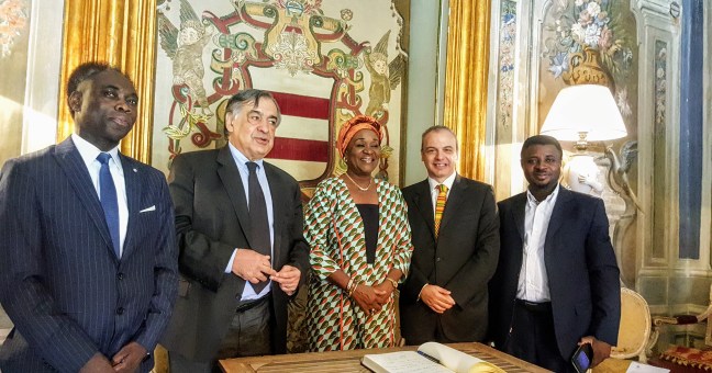 L’ambasciatrice del Ghana in città |L’incontro con il sindaco Orlando