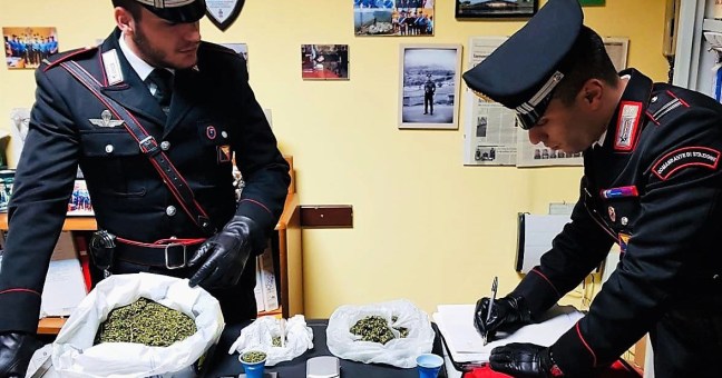 Mezzo chilo di droga in casa |Arrestato a San Giuseppe Jato