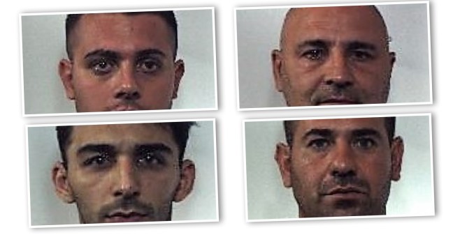 Razziano un deposito|In manette quattro persone