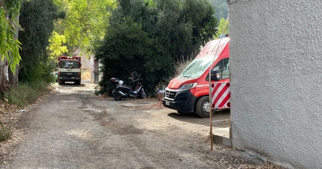 Incendio fabbrica Palermo