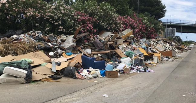 pulizia delle strade extraurbane