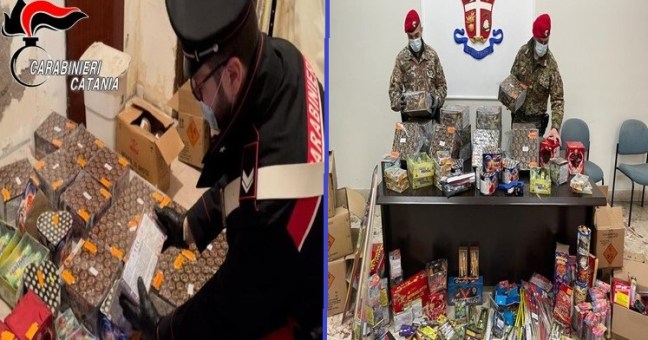 sequestro fuochi d'artificio