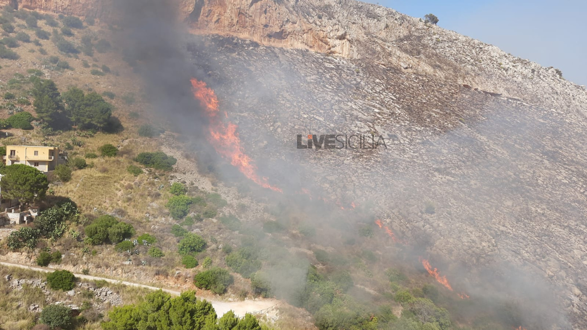 fiamme monte gallo