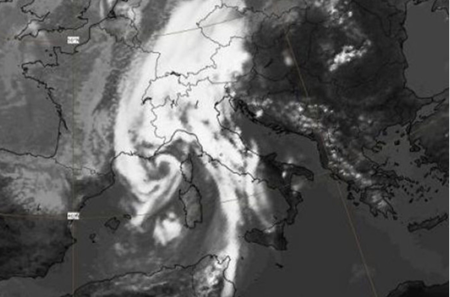 meteo uragano mediterraneo