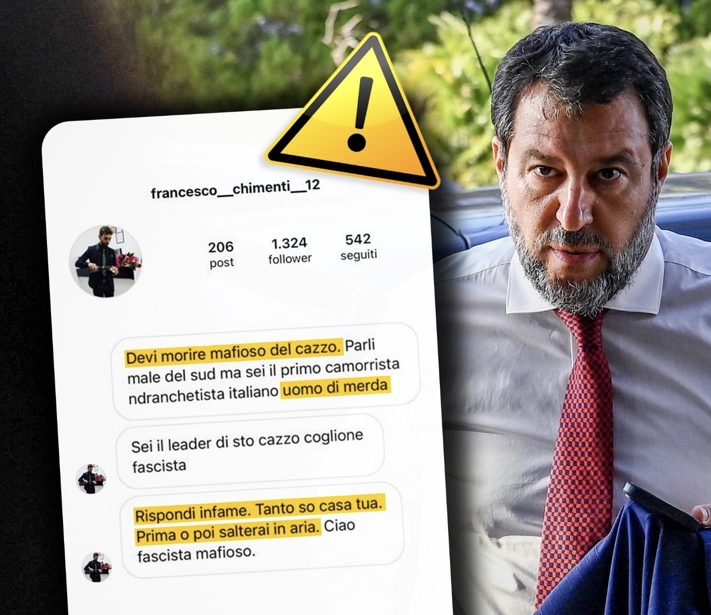 Minacce di morte a Salvini, Schifani: “Clima di odio da condannare”