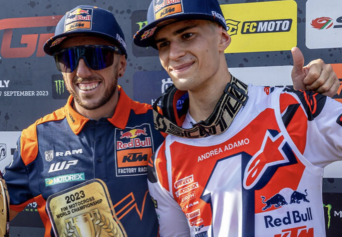 Andrea Adamo è campione del mondo di MX2: è festa a Calatafimi