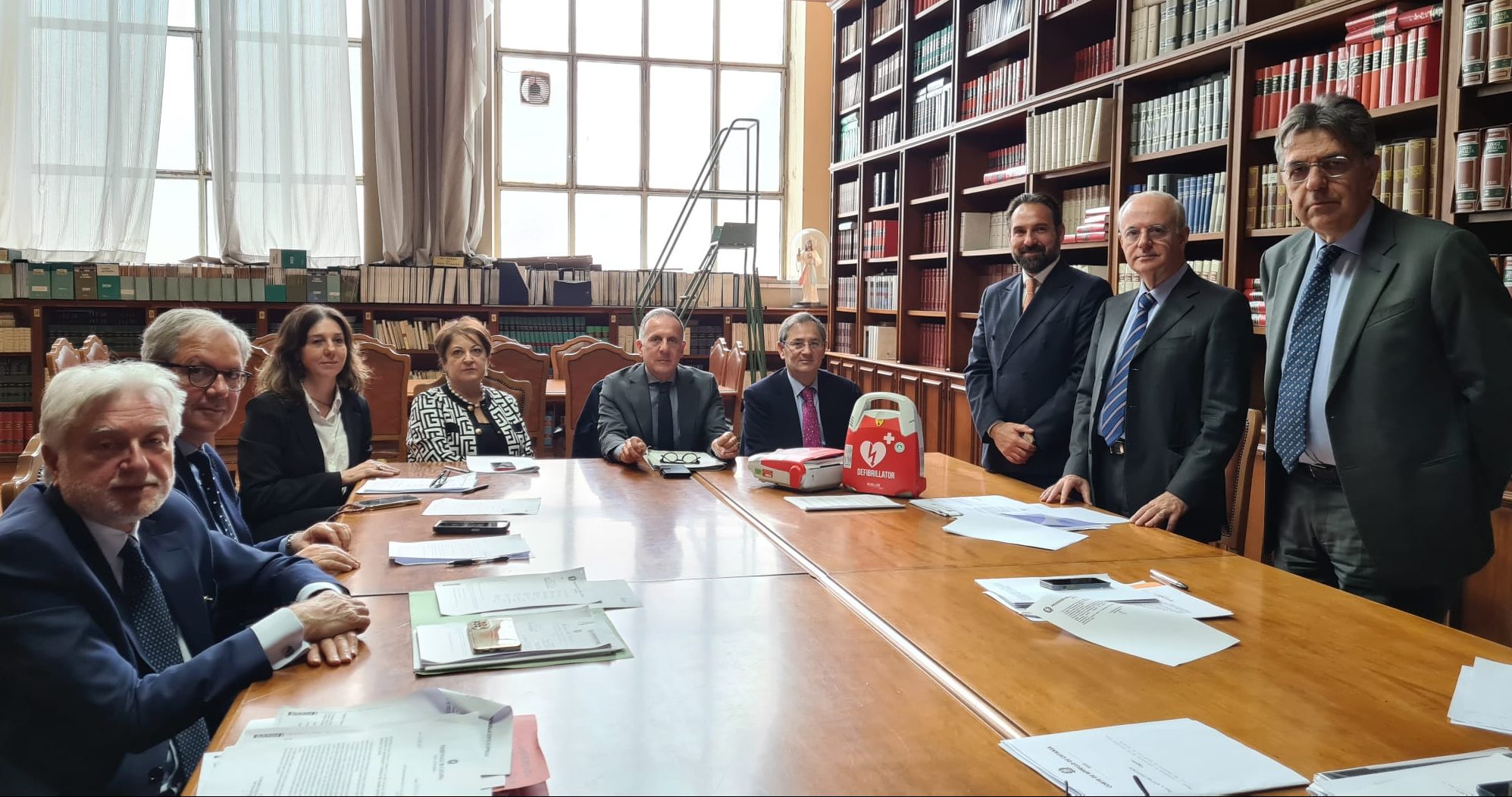 Catania, l’Asp dona alla Corte d’appello 6 defibrillatori