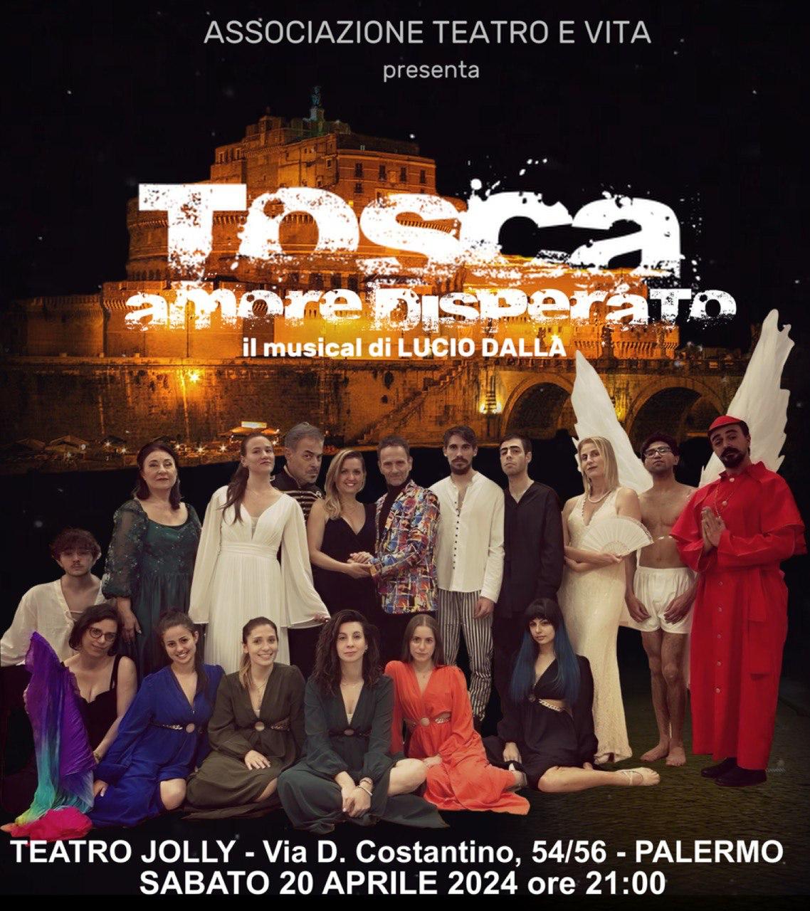 In scena ‘Tosca’, il musical di Lucio Dalla arriva a Palermo
