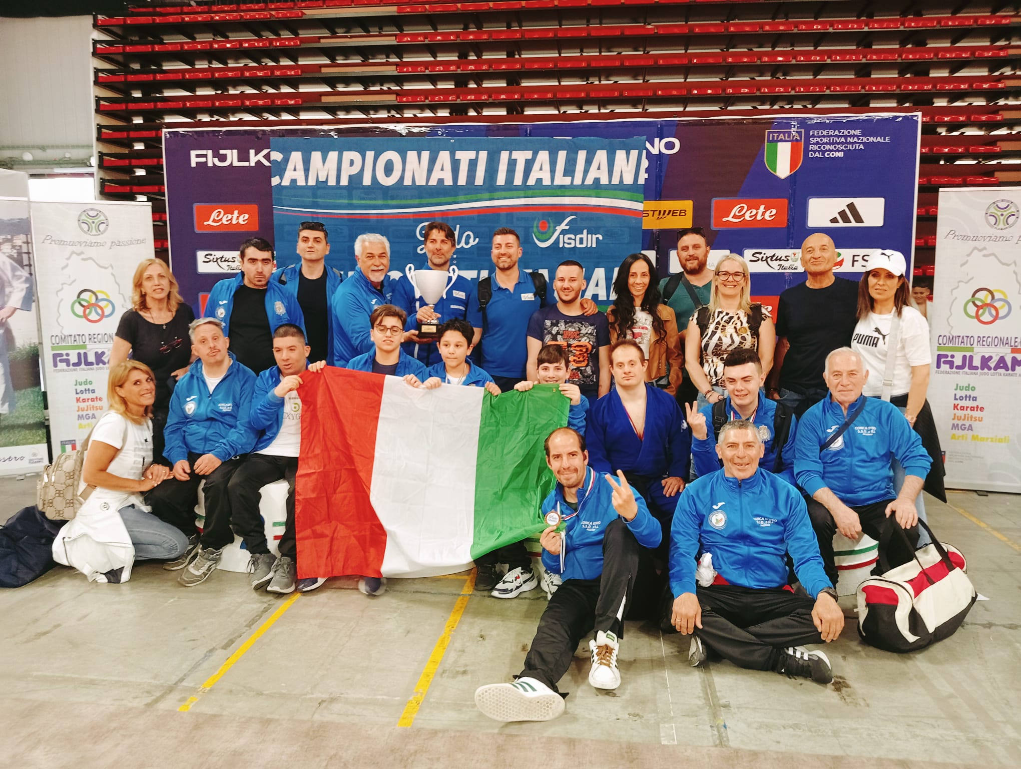 Judo Fisdir, la società Conca d’Oro di Palermo è vicecampione d’Italia