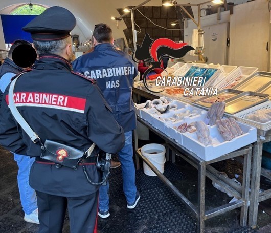 Blitz alla Pescheria di Catania: in fuga venditori abusivi