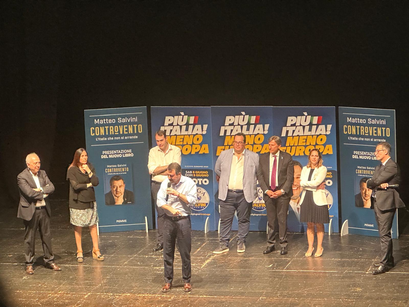 Matteo Salvini a Catania: “Luca Sammartino deve essere assessore”