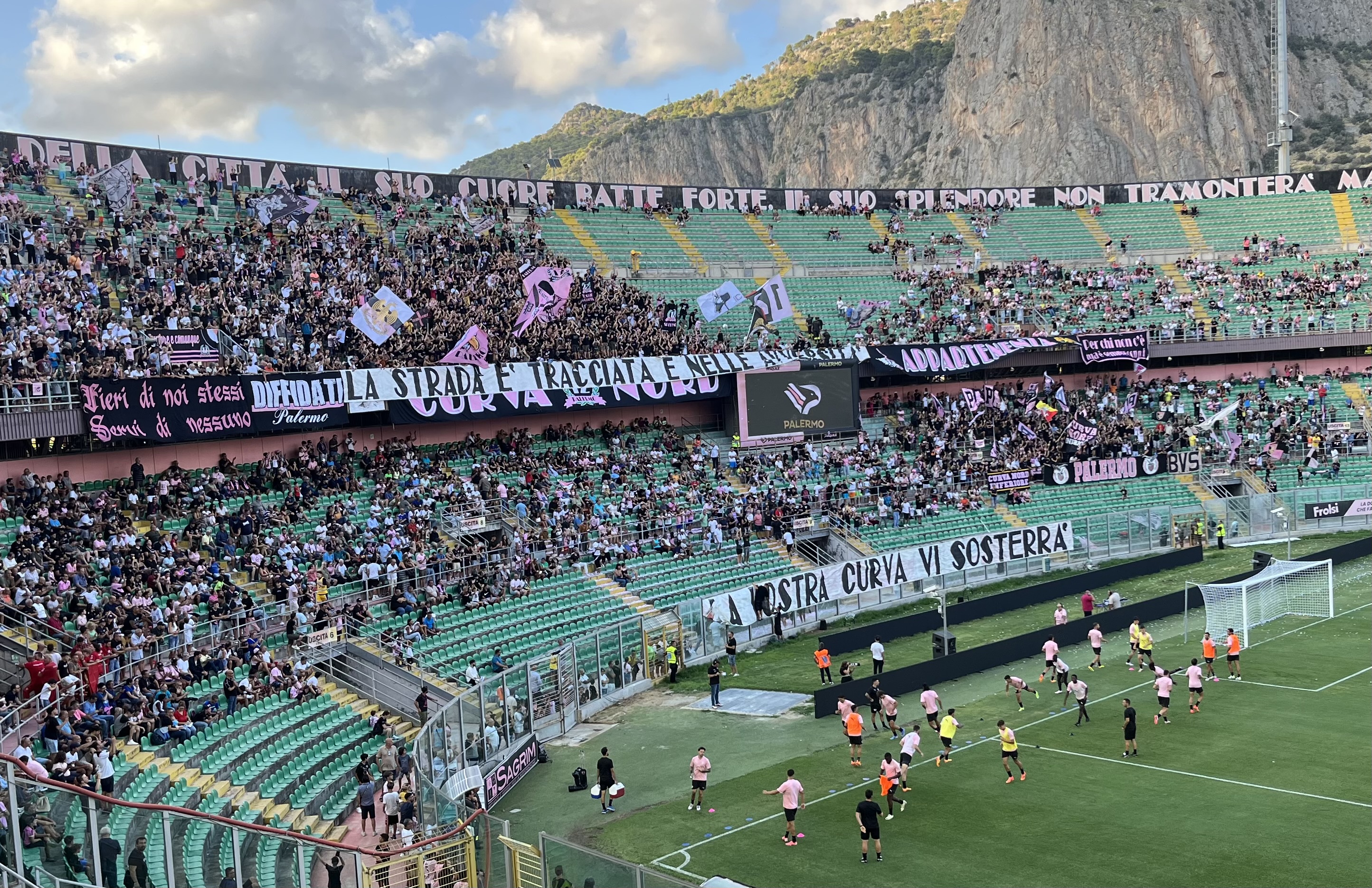 allenamento palermo stadio