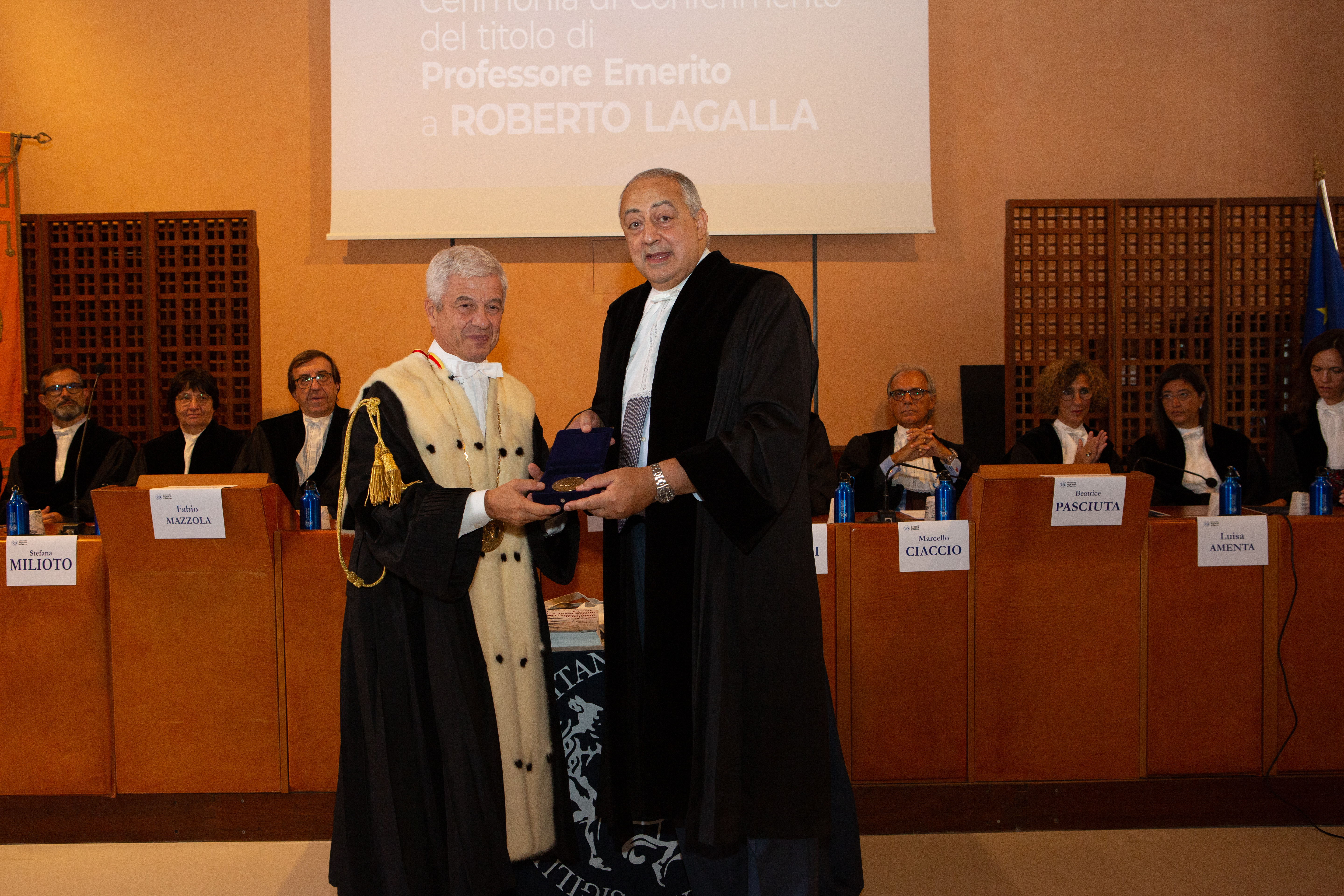 UniPa, conferito il titolo di Professore Emerito al sindaco Lagalla