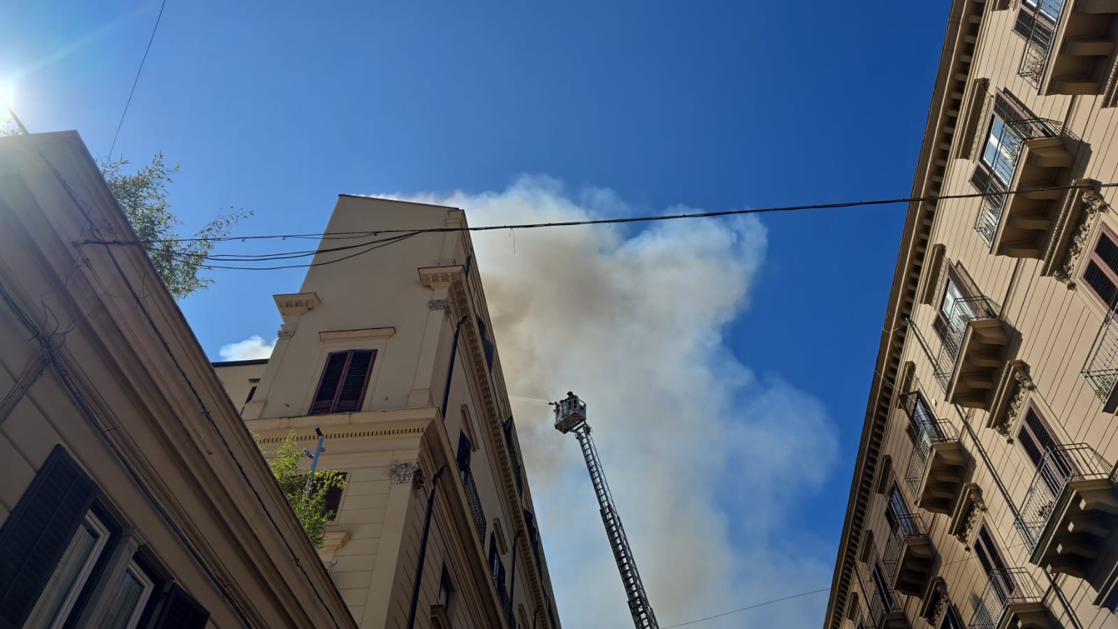 Palermo incendio