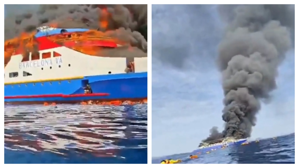 Incendio traghetto Indonesia