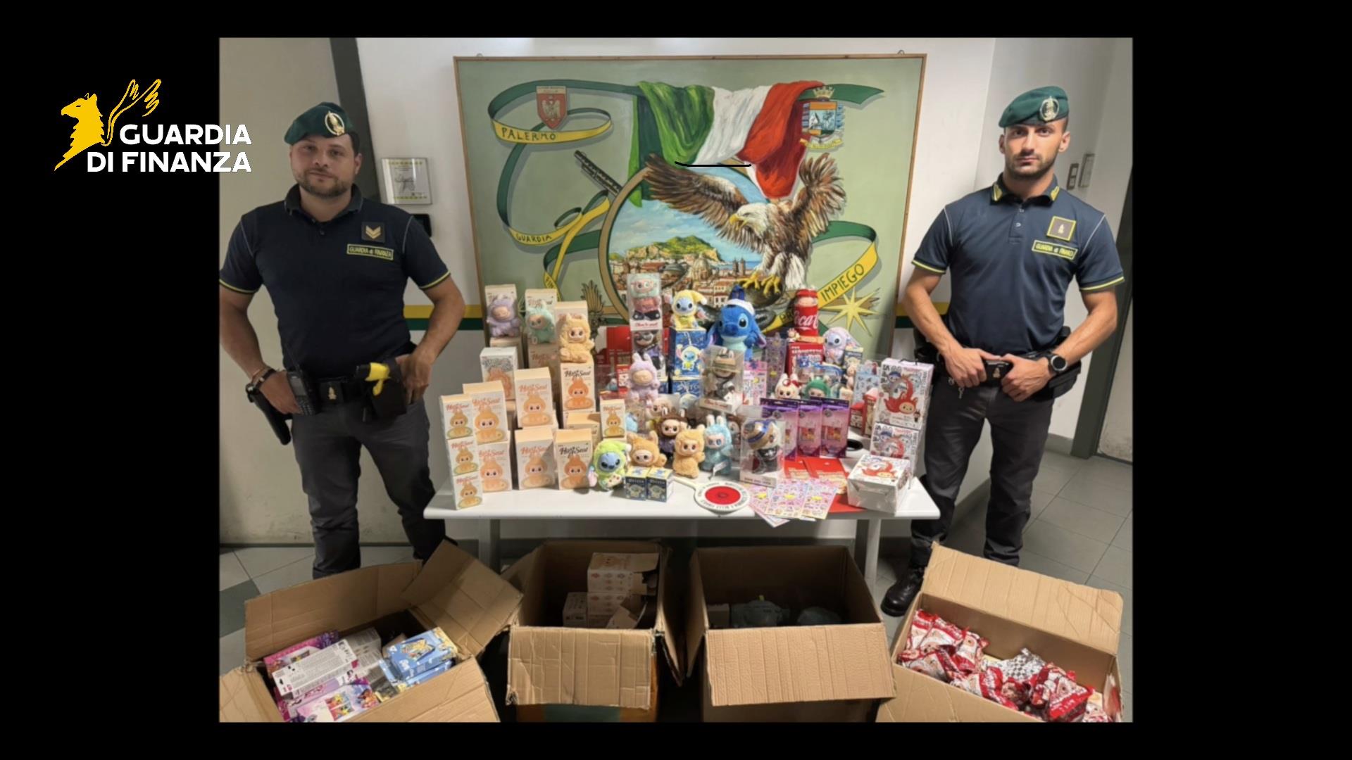 Palermo sequestro Labubu