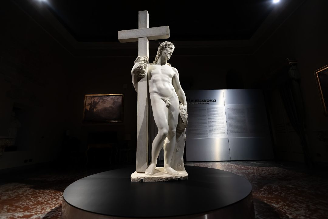 A Palazzo Reale di Palermo il Cristo risorto portacroce Giustiniani
