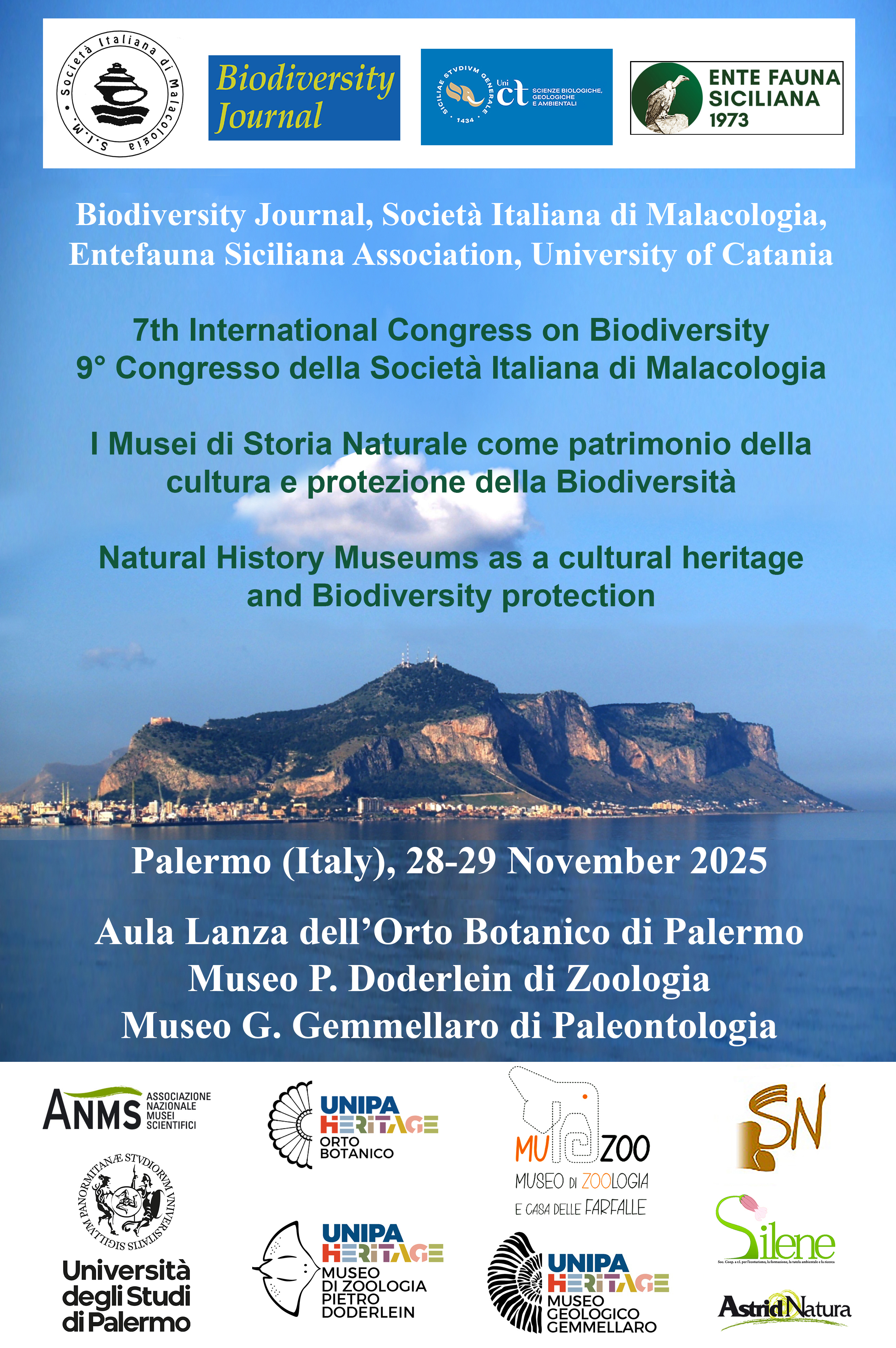 Congresso biodiversity journal palermo locandina