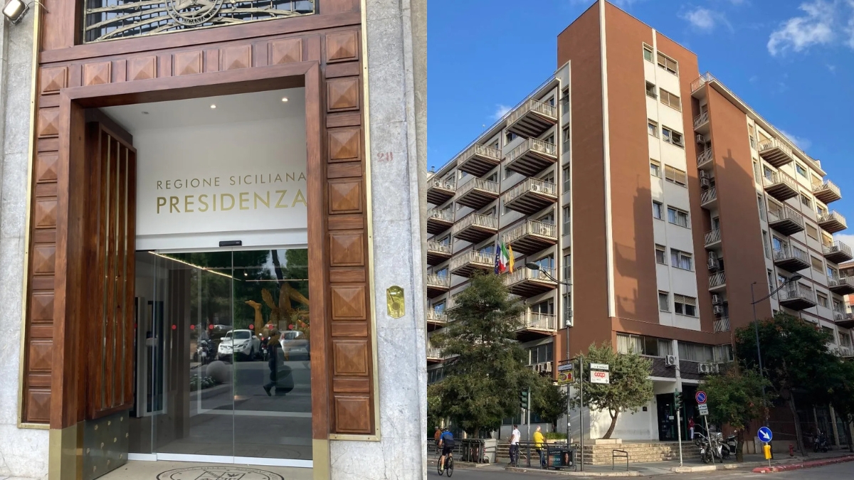 Palazzo D'Orleans e l'Assessorato all'Economia