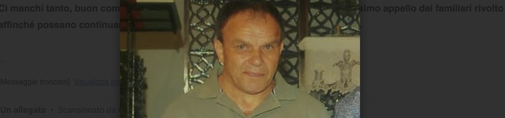 Antonino Mannino Scomparso