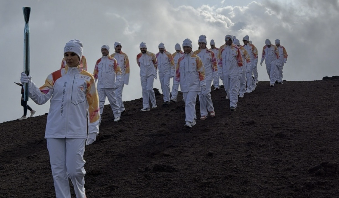 fiamma olimpica Catania