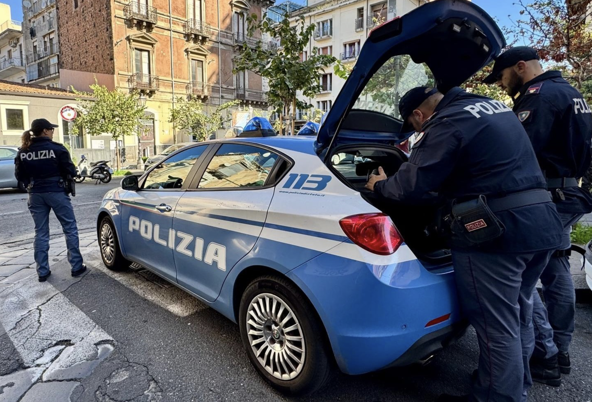 Rissa supermercato Catania