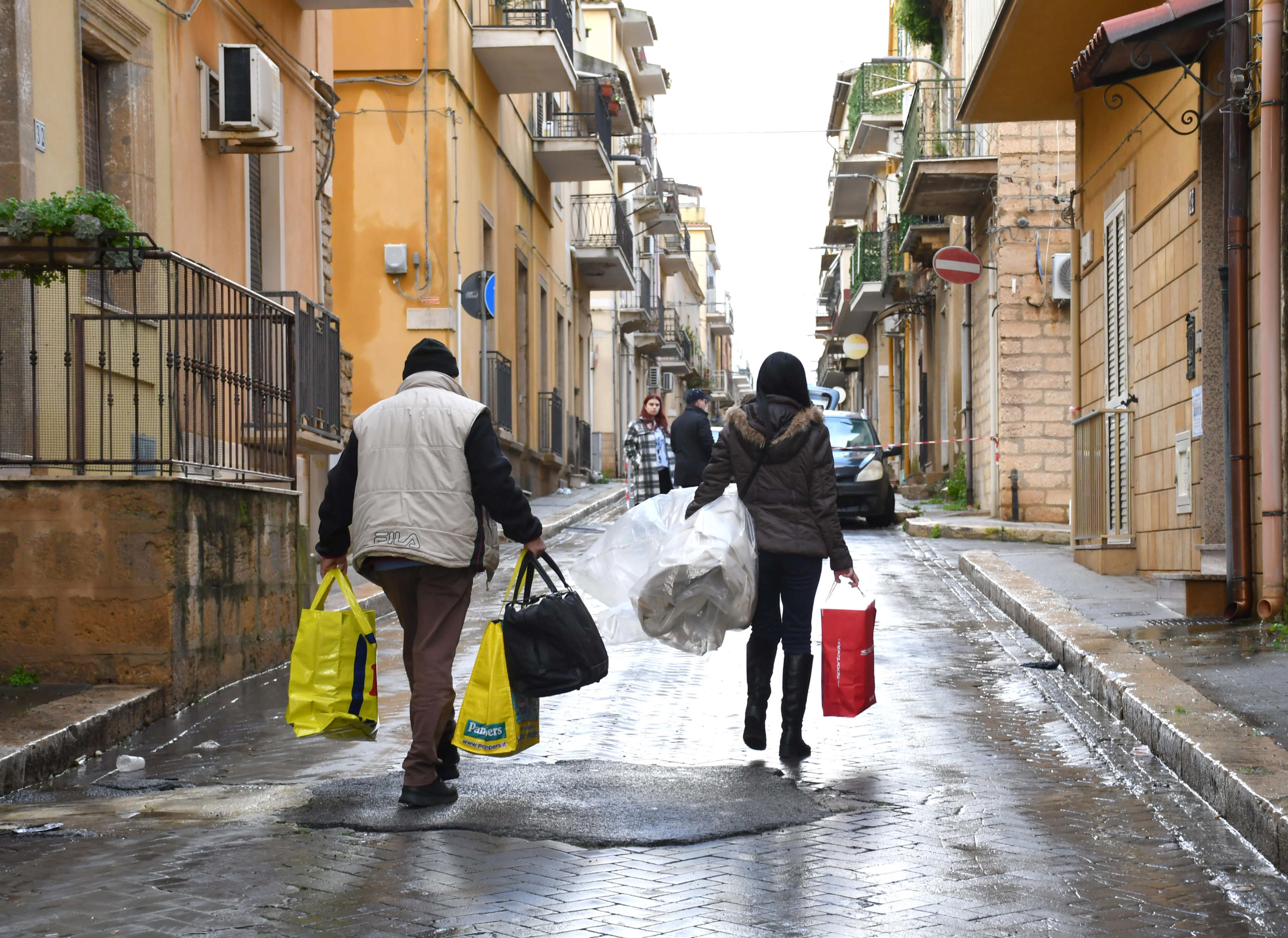 Sfollati per la frana di Niscemi