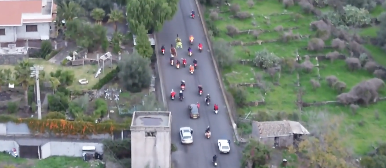 Corsa clandestina di cavalli Catania