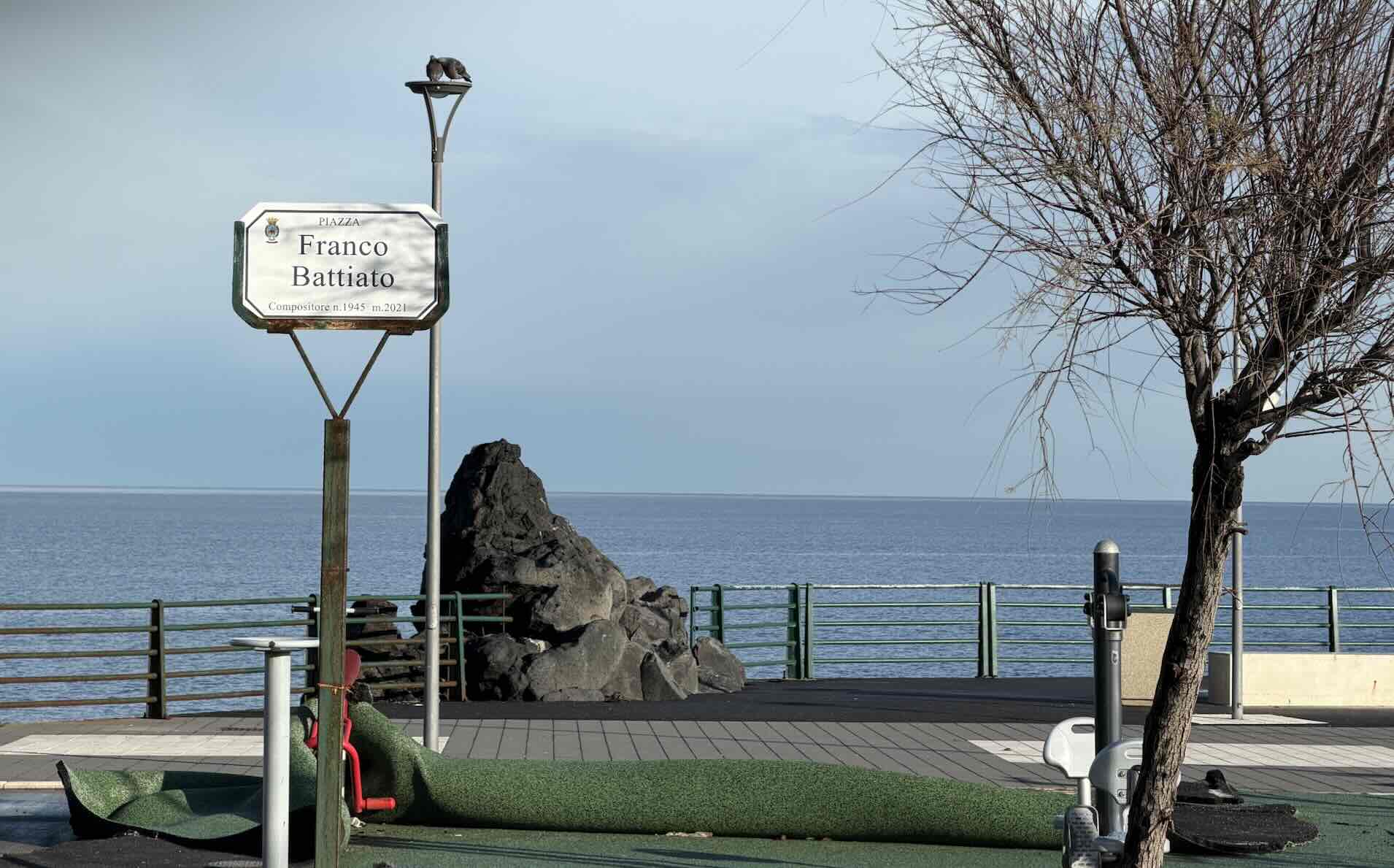 Catania lungomare ciclone