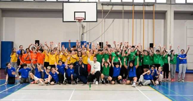 Flaccadori e Magnini a scuola a Milano: sport come antidoto al drop-out giovanile
