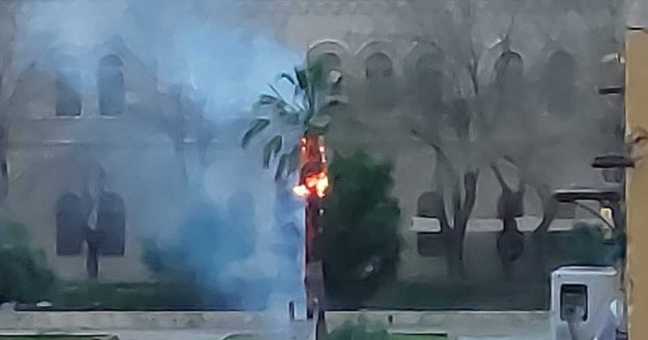 palma incendiata