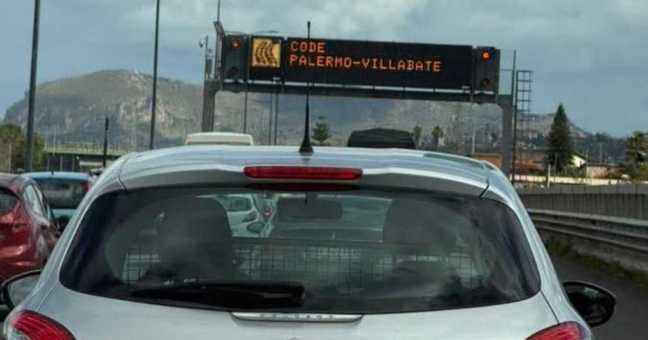 traffico autostrada palermo-Catania