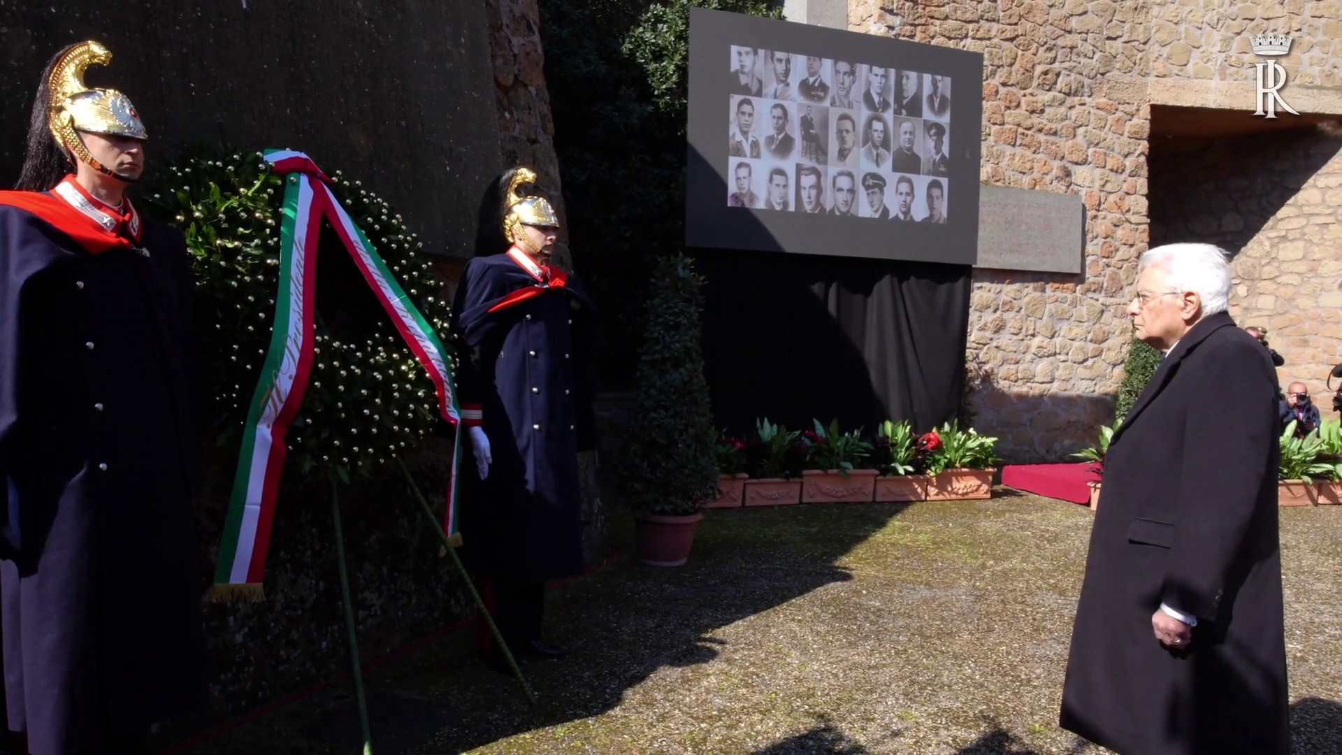 Mattarella alla cerimonia per l’eccidio delle Fosse Ardeatine