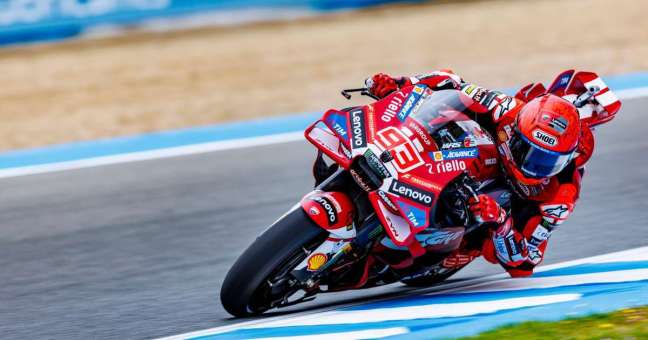 Marc Marquez vince la Sprint del Gp di Spagna su Bagnaia e Morbidelli