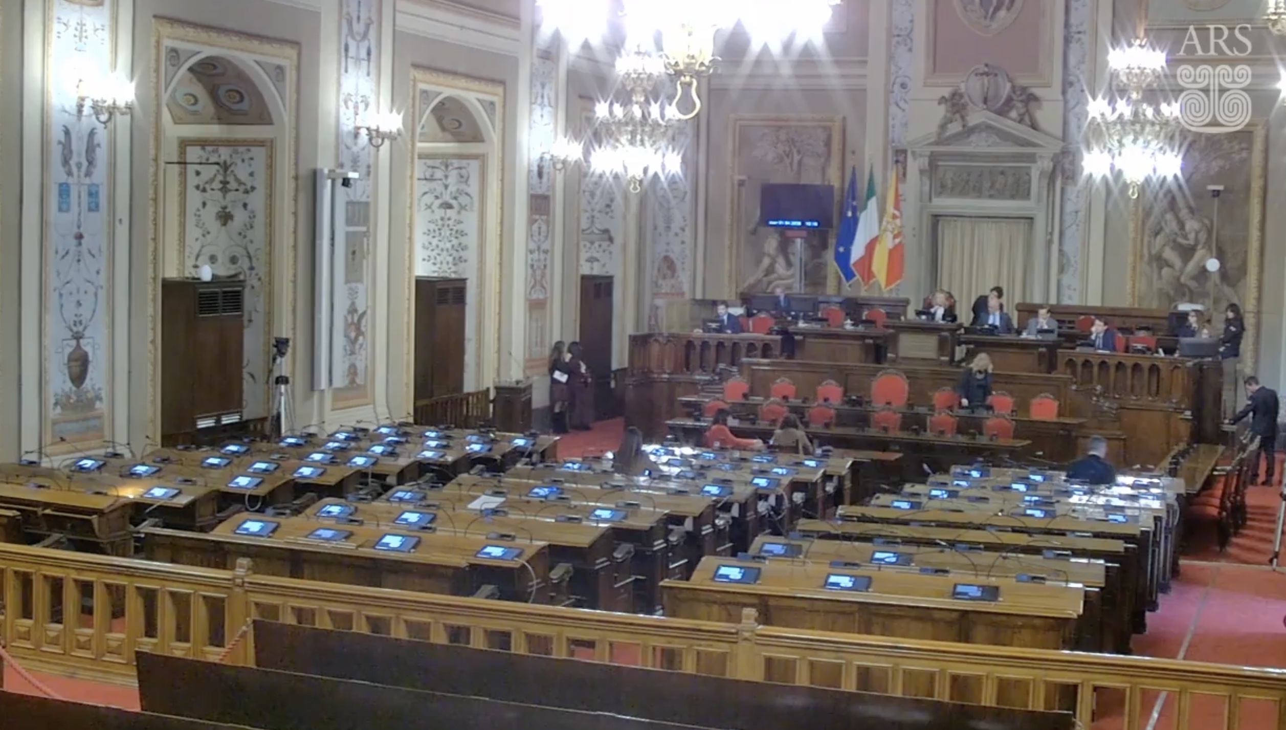 Ars, discusse interrogazioni e interpellanze: aula quasi deserta