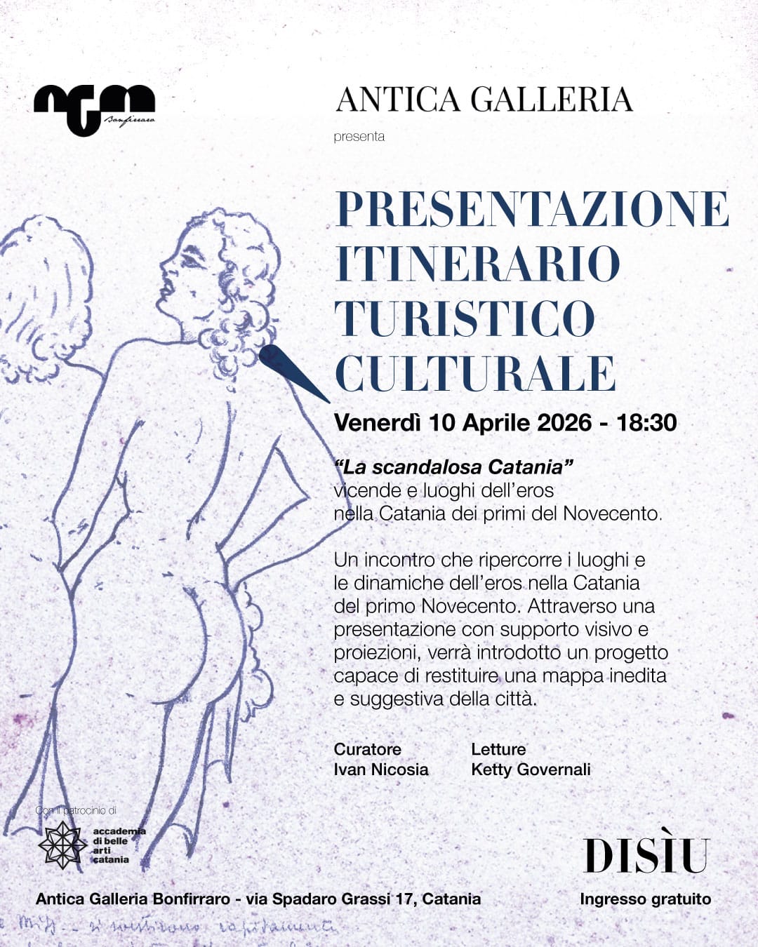 A Catania “Disìu”: l’erotismo del Novecento diventa cultura