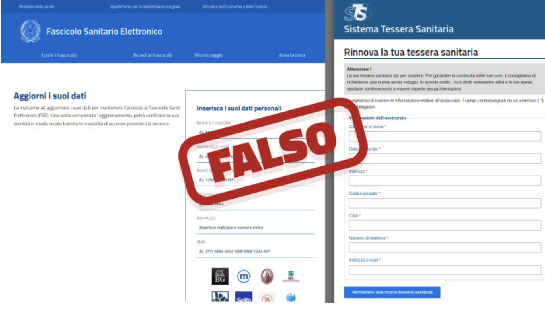 False email dal ministero della Salute: “Sono tentativi di truffa”