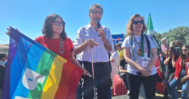 manifestazione pace Sigonella
