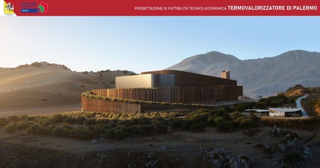 Rendering termovalorizzatore Palermo