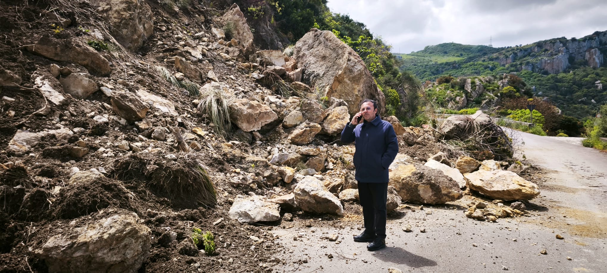 Caltavuturo, frana sulla Sp24: la Lega chiede interventi immediati