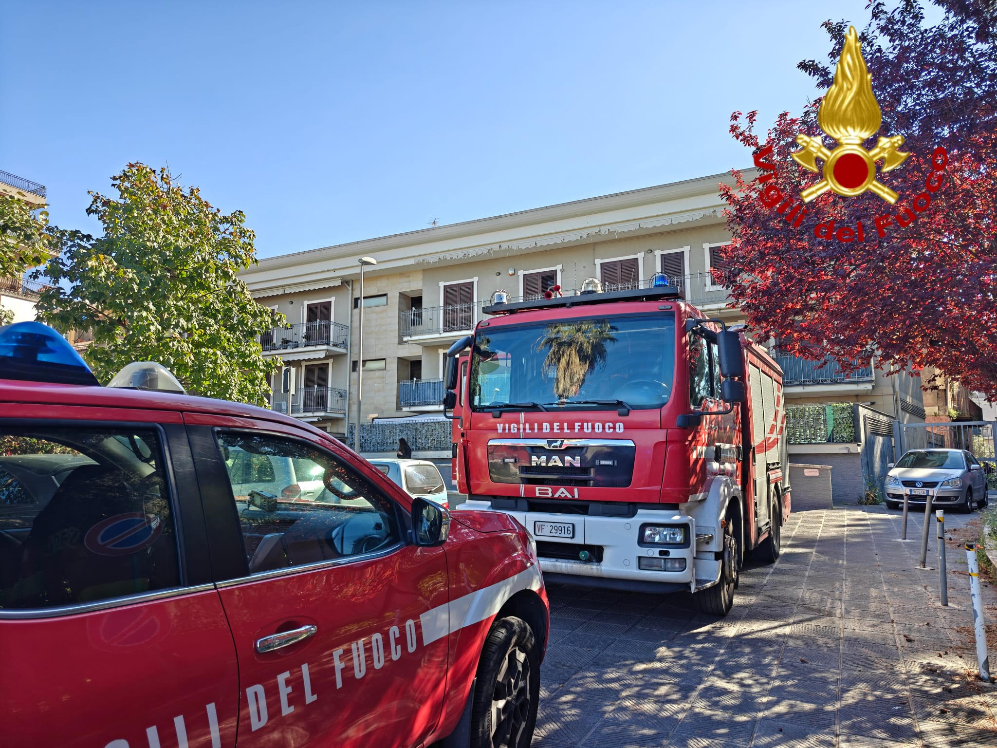 Incendio in un appartamento a Tremestieri Etneo, muore un gatto