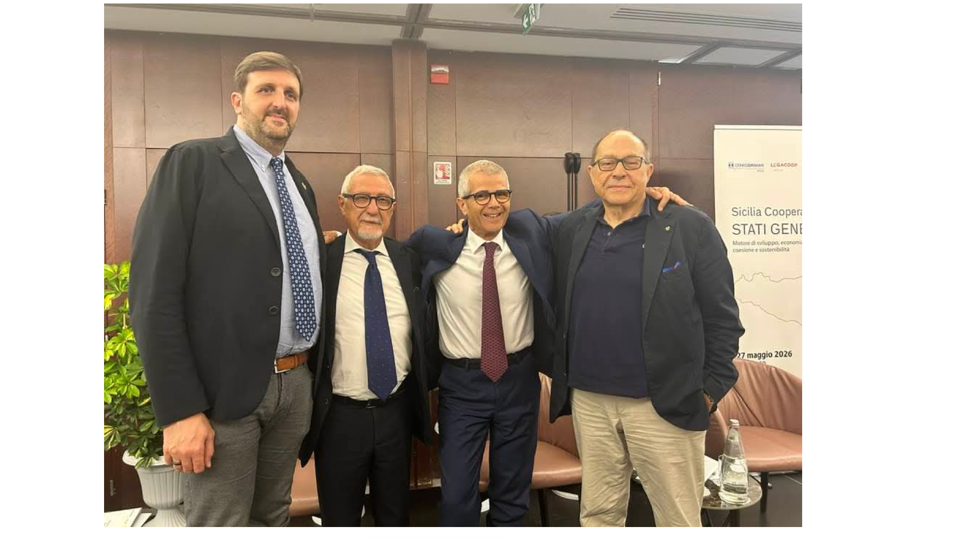 Stati Generali della Cooperazione. Confcooperative, Legacoop, UNCI e Unicoop,  un’unica voce fatta da 11.800 aziende e 100 mila soci