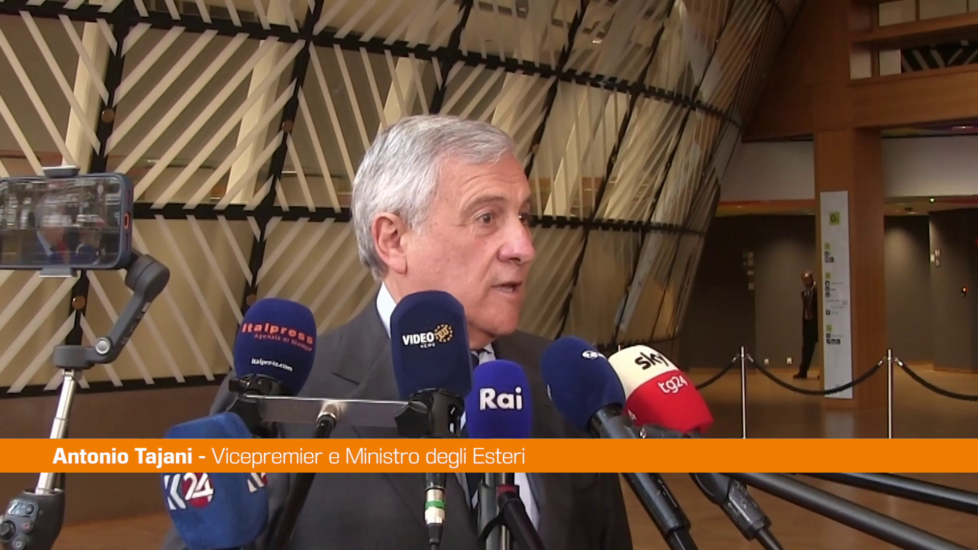 Tajani “Sarà Ue a scegliere rappresentante per negoziati pace Ucraina-Russia”