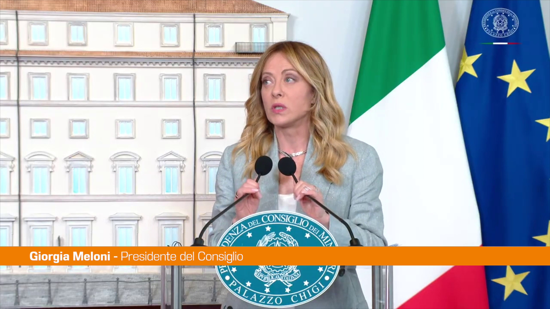 Meloni “L’Europa è chiamata ad agire con coraggio e velocità”