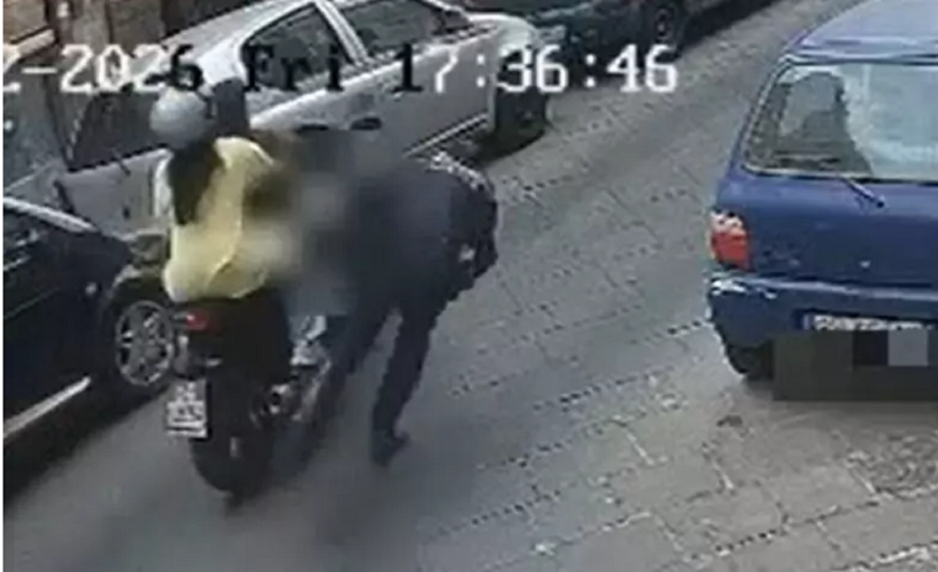 motociclista arrestato