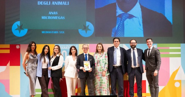 Premio Mediastars, riconoscimento ad Anas per claim in difesa degli animali