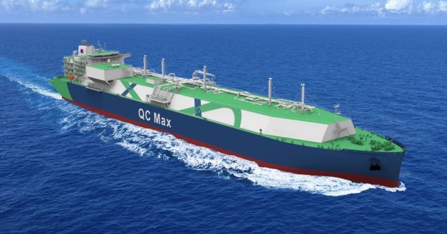 Cina, al via la costruzione di una mega nave per il trasporto di GNL