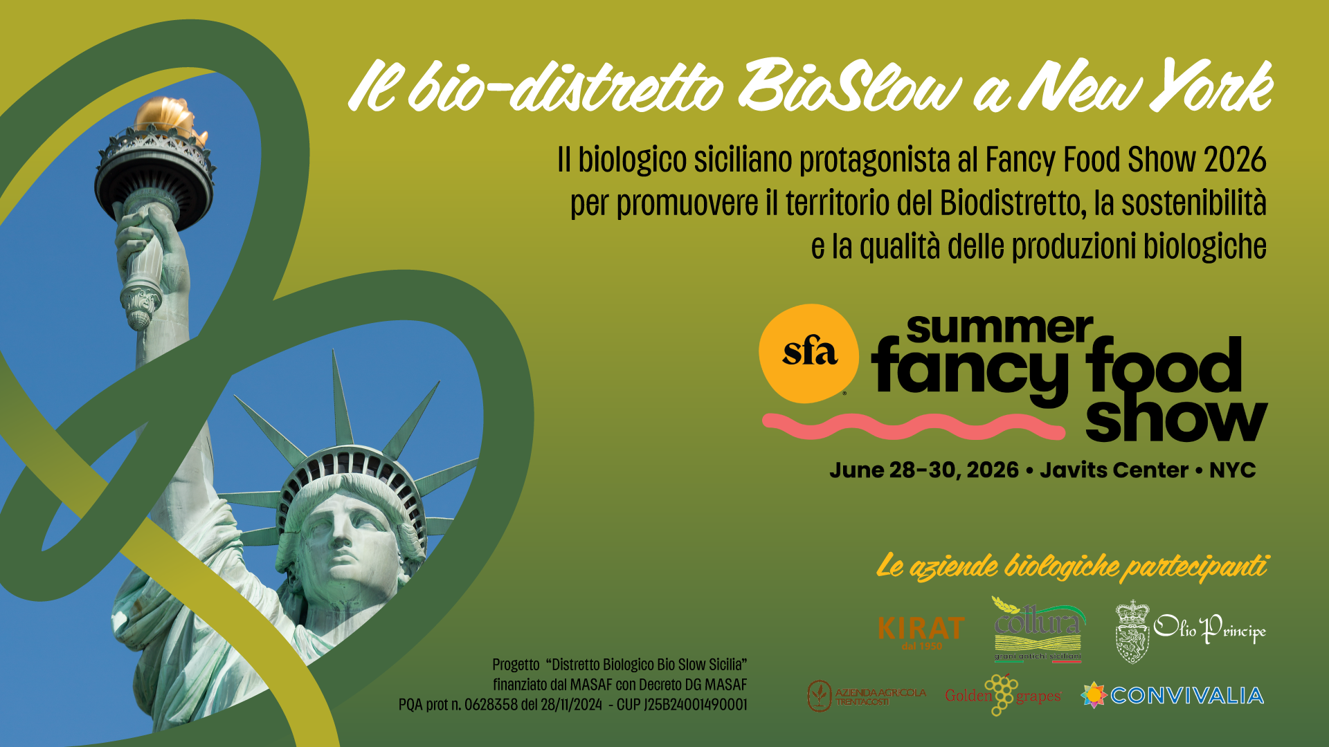 BioSlow al Fancy Food Show 2026 di New York