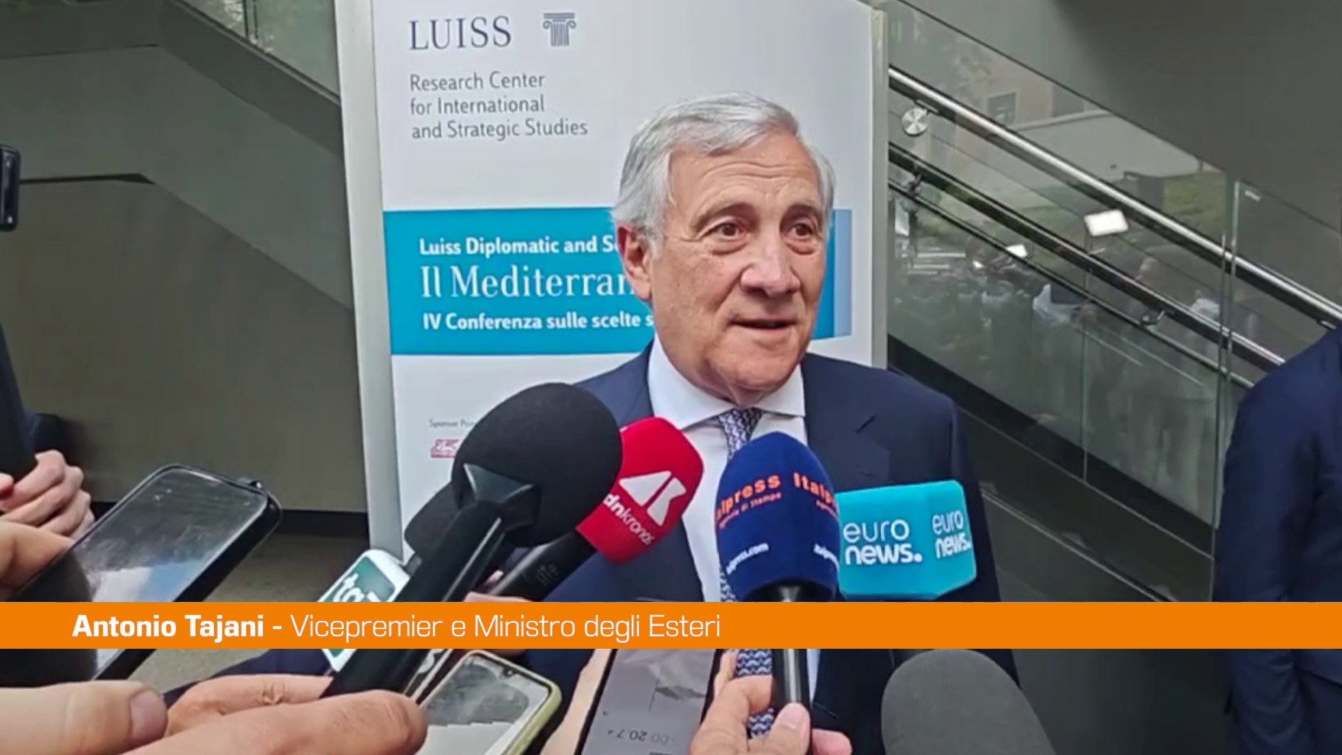 Tajani “Mediterraneo al centro del nostro interess