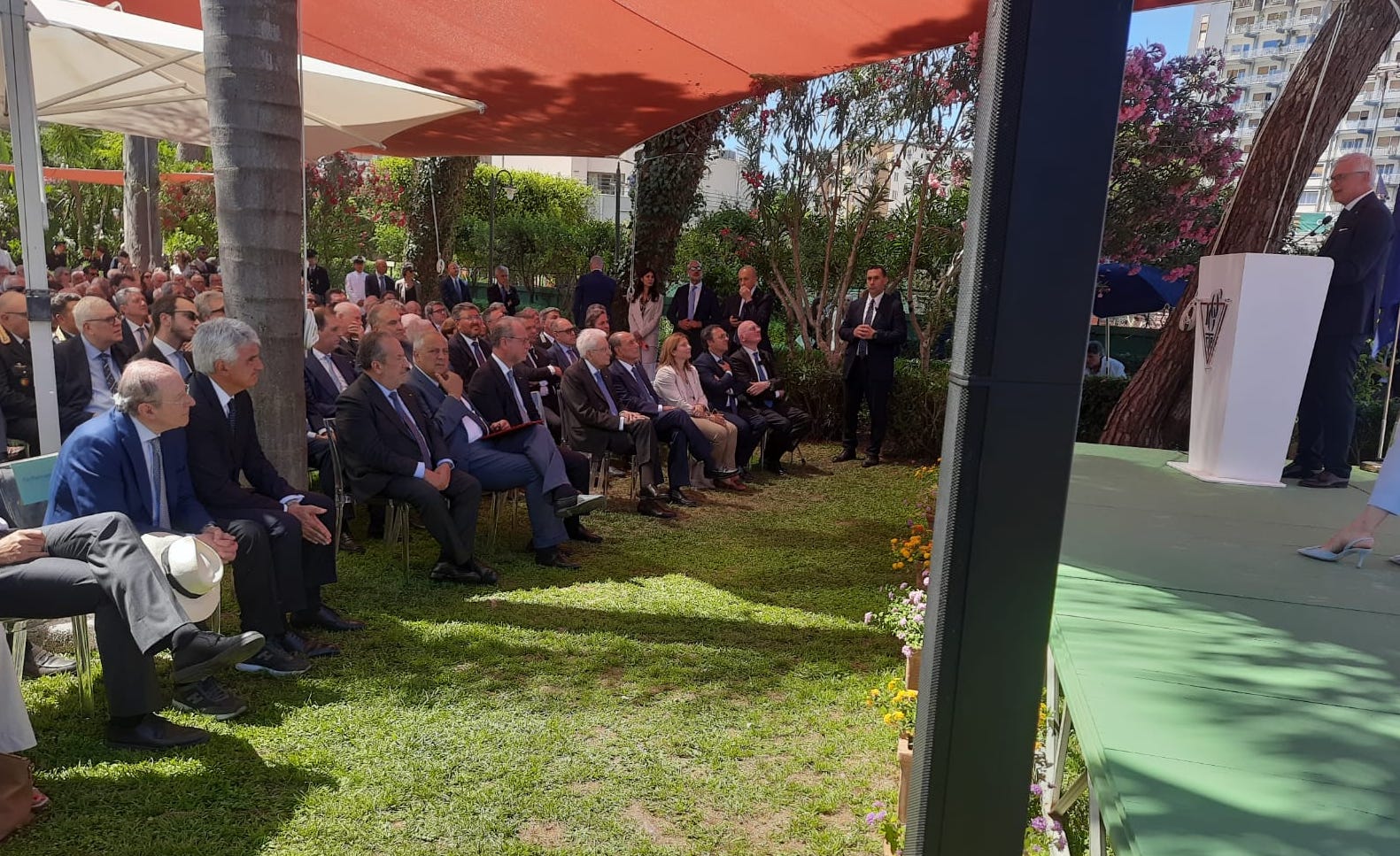 mattarella al circolo tennis di Palermo